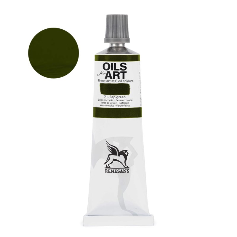 Farba olejna Olej for Art 60 ml - 71 Zieleń Soczysta