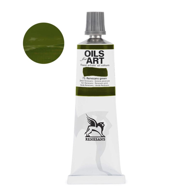 Farba olejna Olej for Art 60 ml - 73 Zieleń Renesans