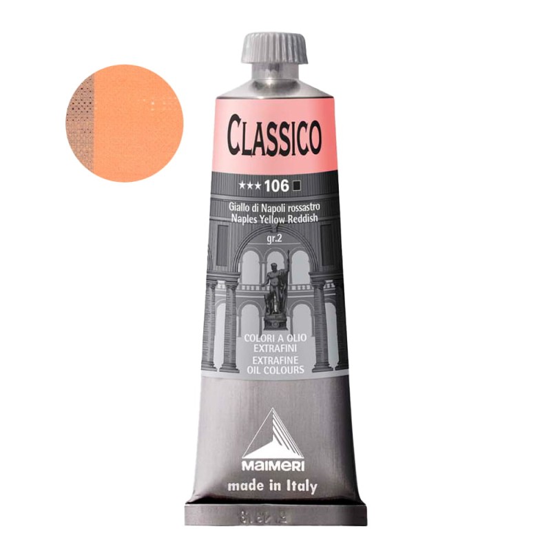 Farba olejna Maimeri Classico 60 ml - 106 Naples Yellow Reddish