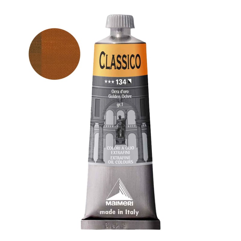 Farba olejna Maimeri Classico 60 ml - 134 Golden Ochre