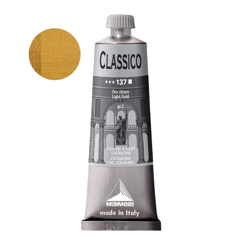 Farba olejna Maimeri Classico 60 ml - 137 Light Gold