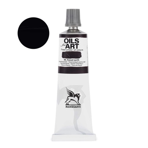 Farba olejna Renesans Oils for Art 60 ml - 86 Brunat kasselski