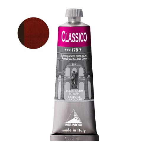 Farba olejna Maimeri Classico 60 ml -178 Permanent Madder Deep
