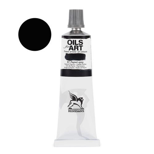 Farba olejna Renesans Oils for Art 60 ml - 87 Szary Payne'a