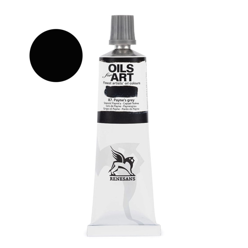 Farba olejna Olej for Art 60 ml - 87 Szarość Payne'a