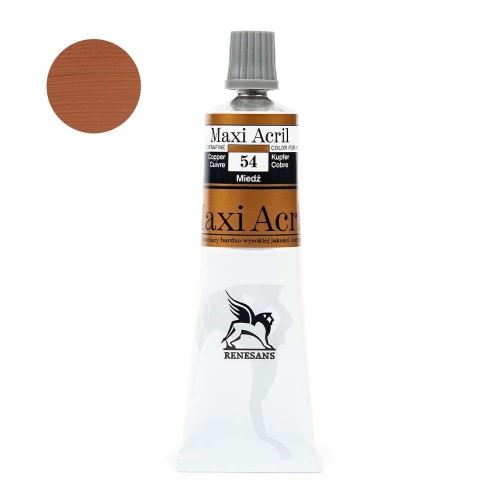Farba akrylowa Maxi Akryl 60 ml - 54 Miedź