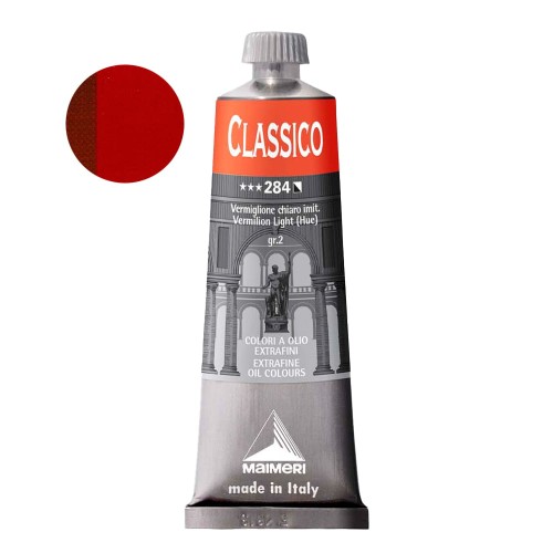 Farba olejna Maimeri Classico 60 ml - 284 Vermilion Light (Hue)