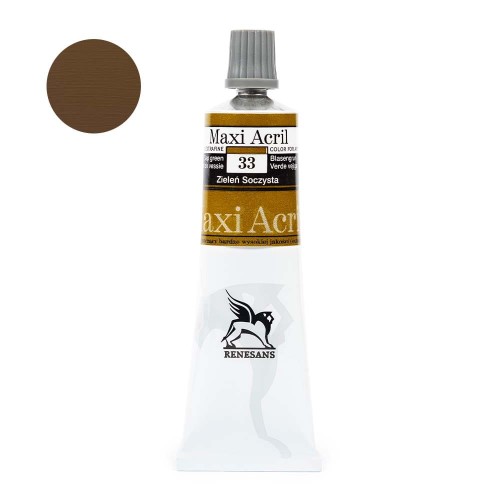 Farba akrylowa Maxi Akryl 60 ml - 33 Zieleń soczysta