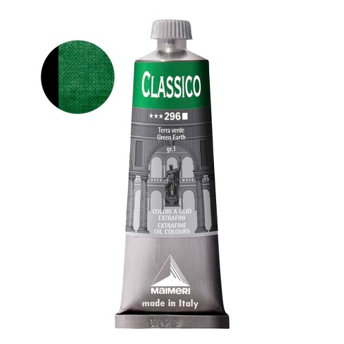 Farba olejna Maimeri Classico 60 ml - 296 Green Earth