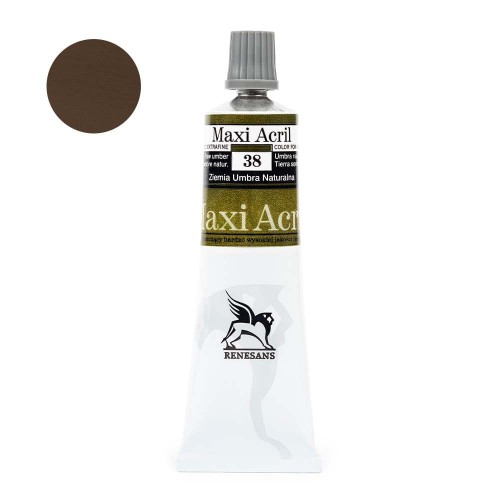 Farba akrylowa Maxi Akryl 60 ml - 38 Ziemia umbra naturalna