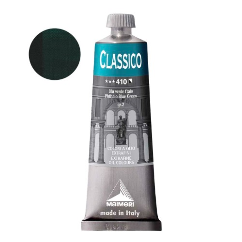 Farba olejna Maimeri Classico 60 ml - 410 Phthalo Blue Green