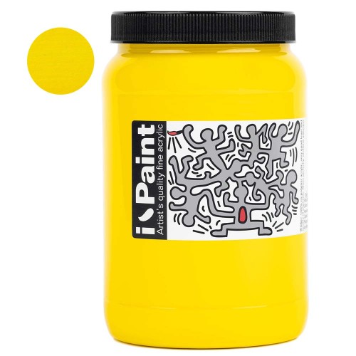 Farba akrylowa Renesans I-Paint 500 ml - 03 Żółta cytrynowa