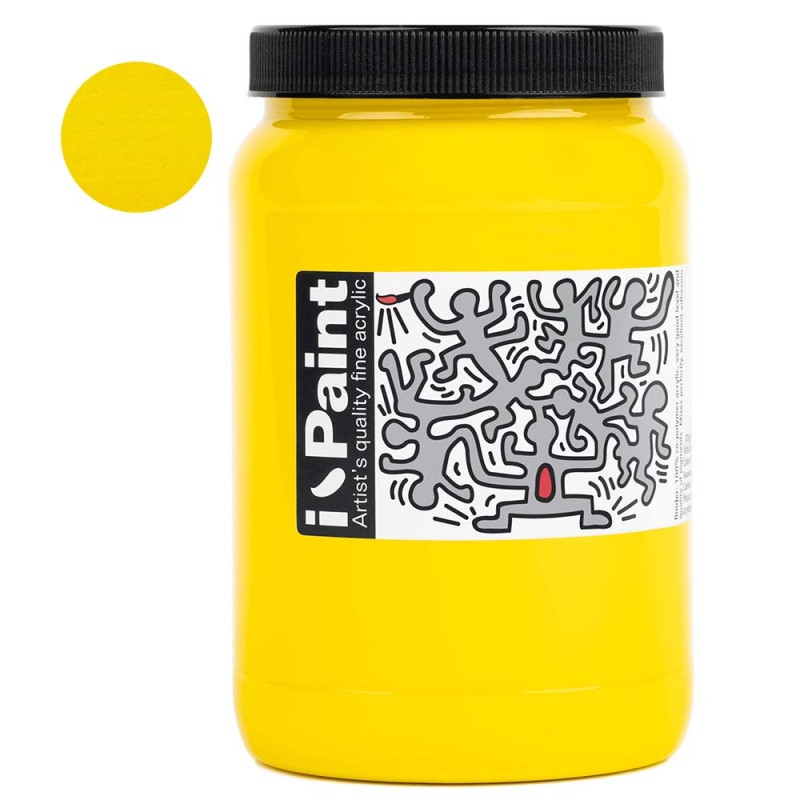 Farba akrylowa Renesans I-Paint 500 ml - 03 Żółta cytrynowa