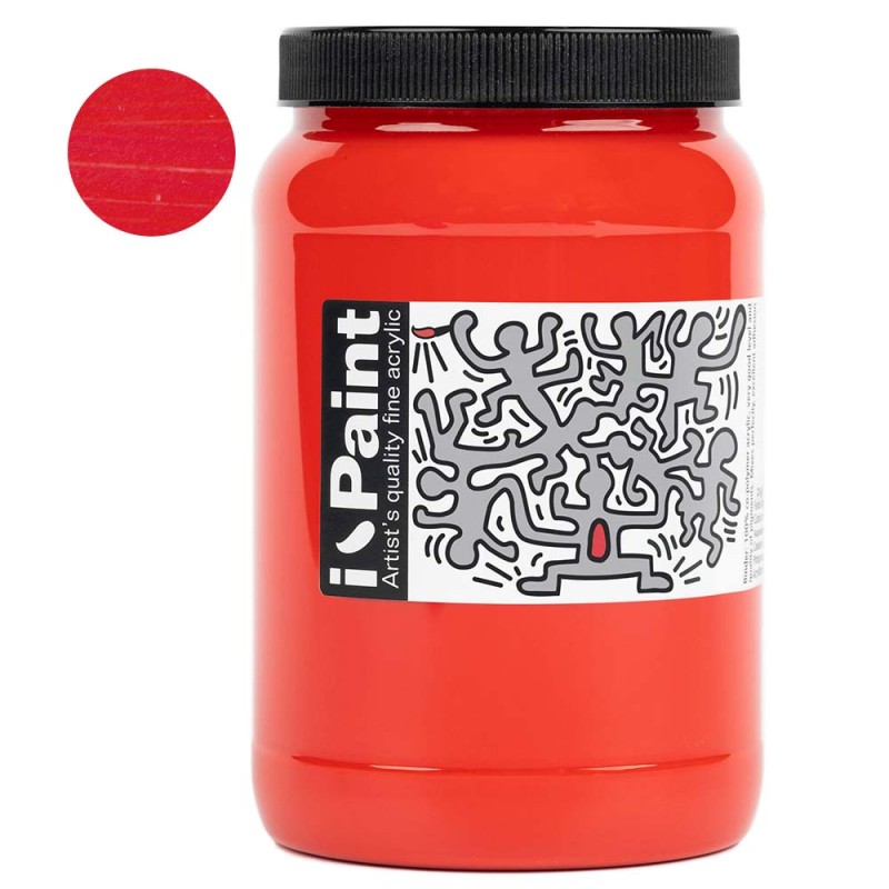 Farba akrylowa Renesans I-Paint 500 ml - 05 Czerwień kadmowa (hue)