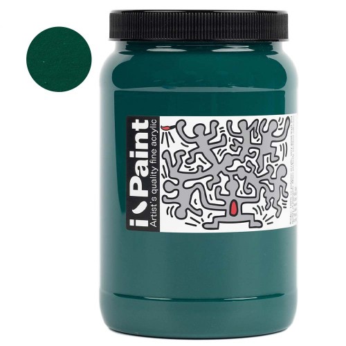 Farba akrylowa Renesans I-Paint 500 ml - 16 Zieleń szmaragdowa