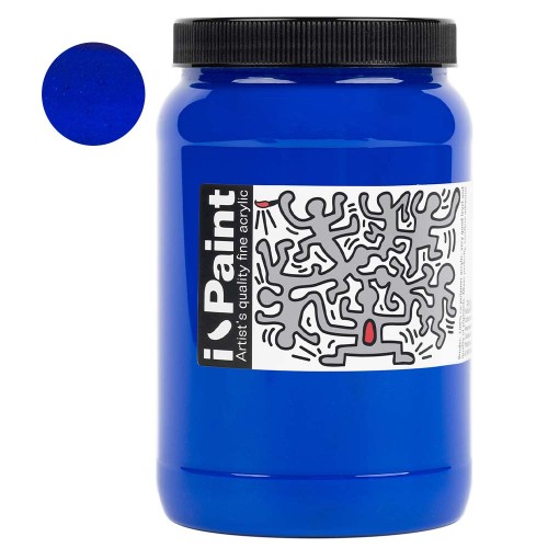 Farba akrylowa Renesans I-Paint 500 ml - 10 Ultramaryna błękitna