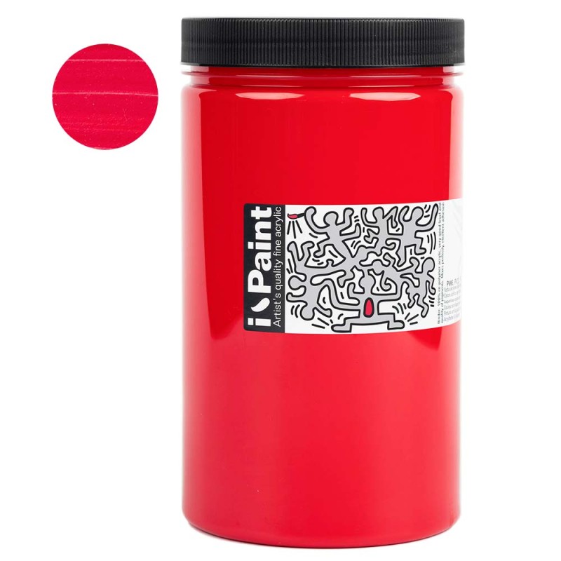 Farba akrylowa Renesans I-Paint 1200 ml - 06 Karmin