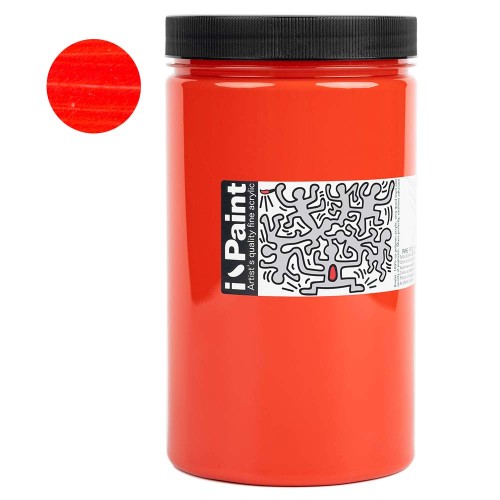 Farba akrylowa Renesans I-Paint 1200 ml - 05 Czerwień kadmowa (hue)