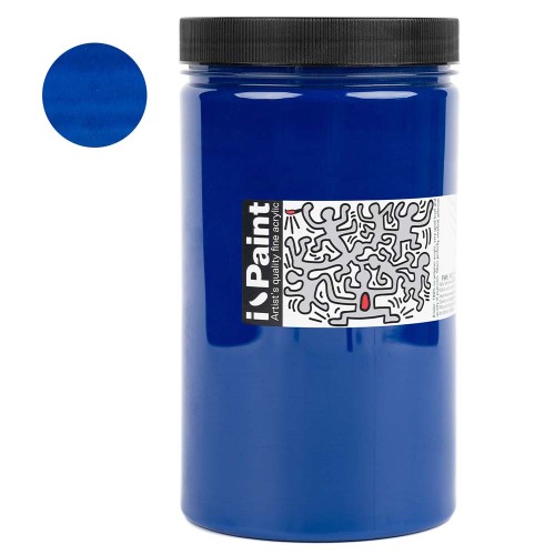 Farba akrylowa Renesans I-Paint 1200 ml - 09 Błękit ftalo