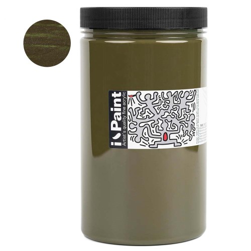 Farba akrylowa Renesans I-Paint 1200 ml - 17 Zieleń soczysta