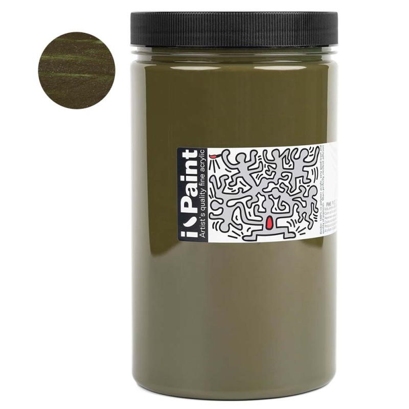 Farba akrylowa Renesans I-Paint 1200 ml - 17 Zieleń soczysta