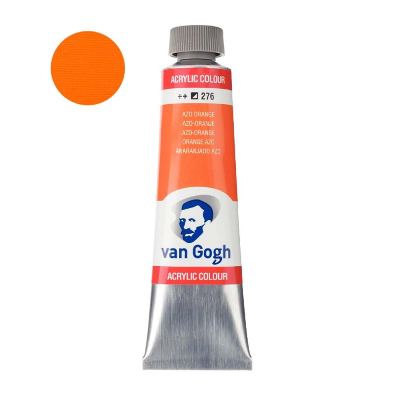 Farba akrylowa Van Gogh 40ml - 276 Azo orange
