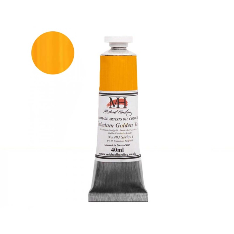 Farba olejna Michael Harding 40 ml - 403 Cadmium Golden Yellow