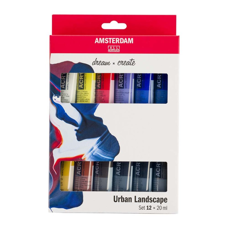 Zestaw farb akrylowych Amsterdam Urban Landscape 12 x 20 ml