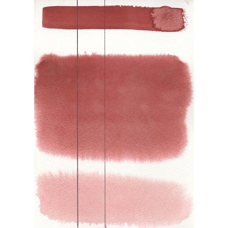 Farba akwarelowa Aquarius kostka - 122 English Red Deep