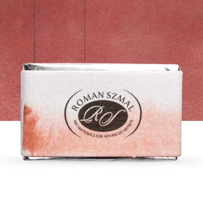 Farba akwarelowa Aquarius kostka - 122 English Red Deep