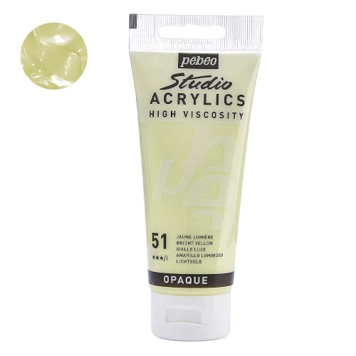 Farba akrylowa Studio Pebeo 100 ml - 51 Bright yellow