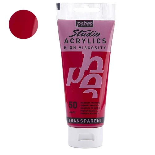 Farba akrylowa Studio Pebeo 100 ml - 50 Primary magenta