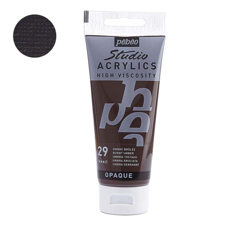 Farba akrylowa Studio Pebeo 100 ml - 29 Burnt umber