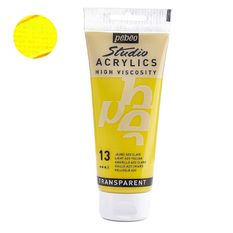 Farba akrylowa Studio Pebeo 100 ml - 13 Light azo yellow