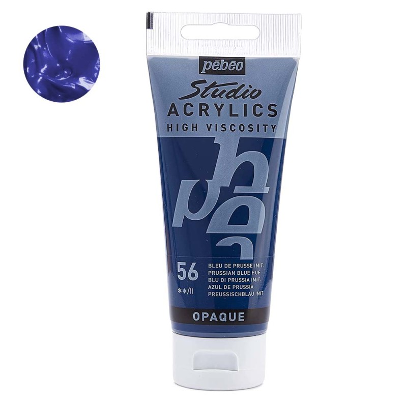 Farba akrylowa Studio Pebeo 100 ml - 56 Prussian blue hue