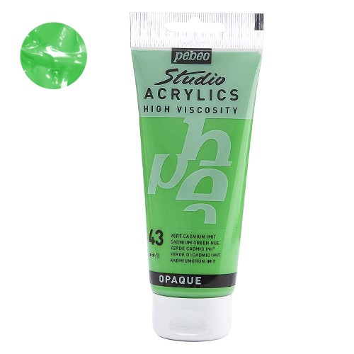 Farba akrylowa Studio Pebeo 100 ml - 43 Cadmium green hue