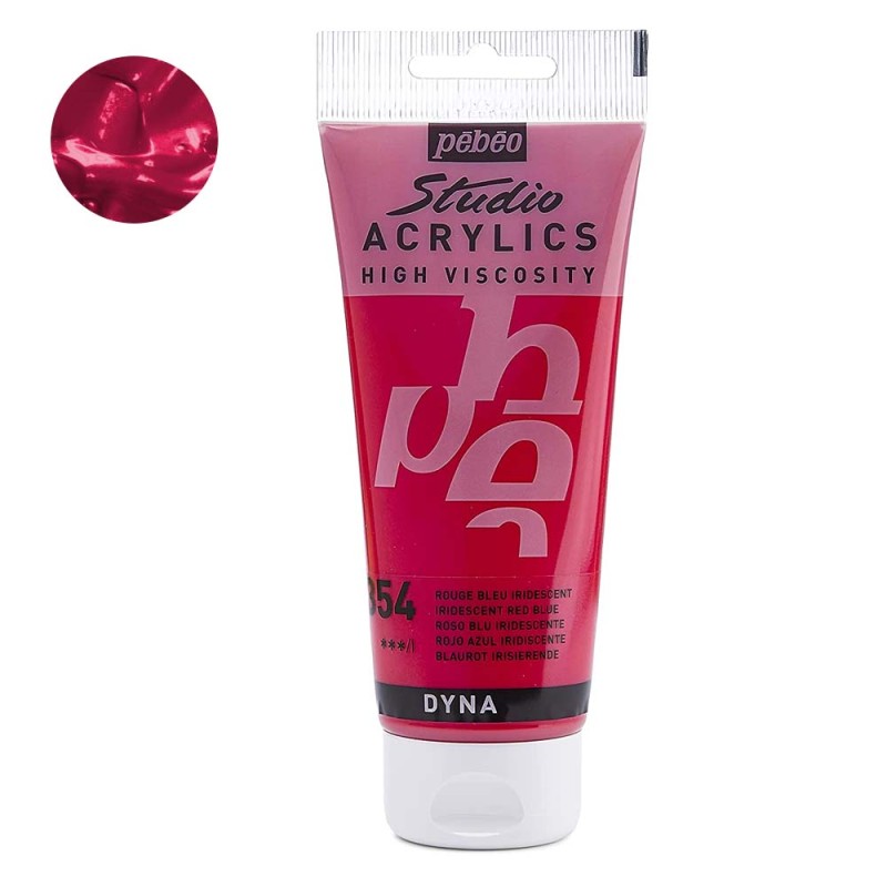 Farba akrylowa Studio Pebeo 100 ml - 354 Iridescent red blue