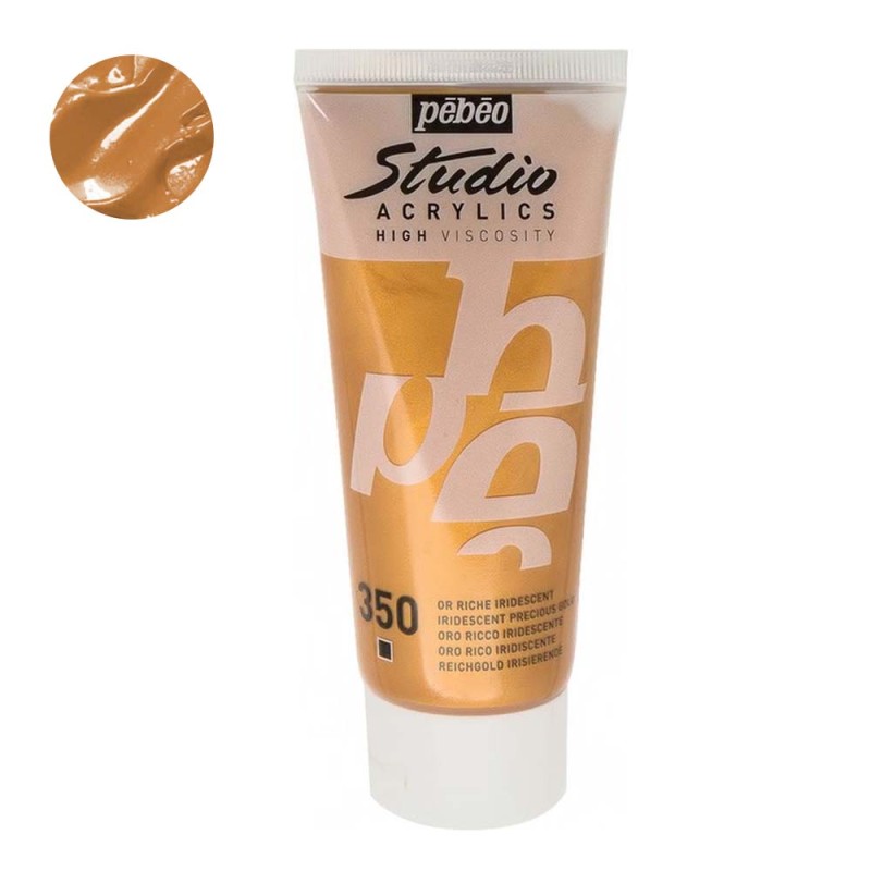 Farba akrylowa Studio Pebeo 100 ml - 350 Precious gold