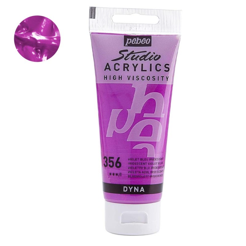Farba akrylowa Studio Pebeo 100 ml - 356 Iridescent violet blue
