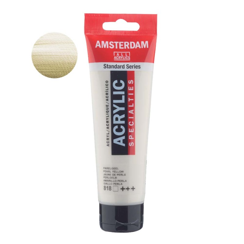 Farba akrylowa Amsterdam Acrylic 120 ml - 818 Yellow pearl