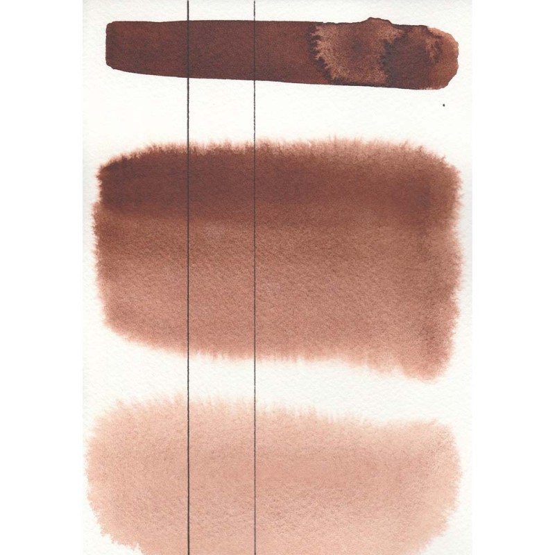 Farba akwarelowa Aquarius kostka - 241 Transparent Oxide Brown