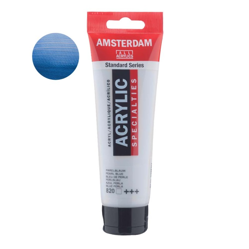 Farba akrylowa Amsterdam Acrylic 120 ml - 820 Pearl blue