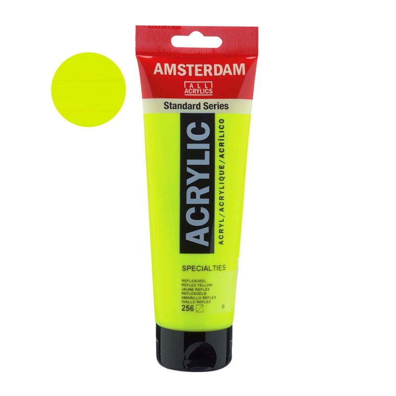 Farba akrylowa Amsterdam Acrylic 250 ml - 256 Reflex Yellow