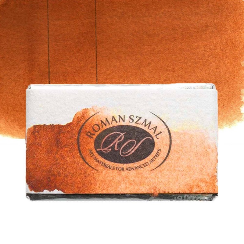Farba akwarelowa Aquarius kostka - 255 Blue Bride Raw Sienna