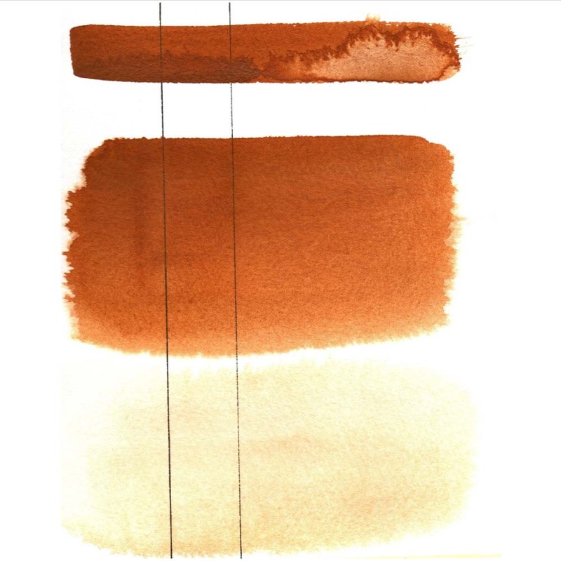 Farba akwarelowa Aquarius kostka - 255 Blue Bride Raw Sienna