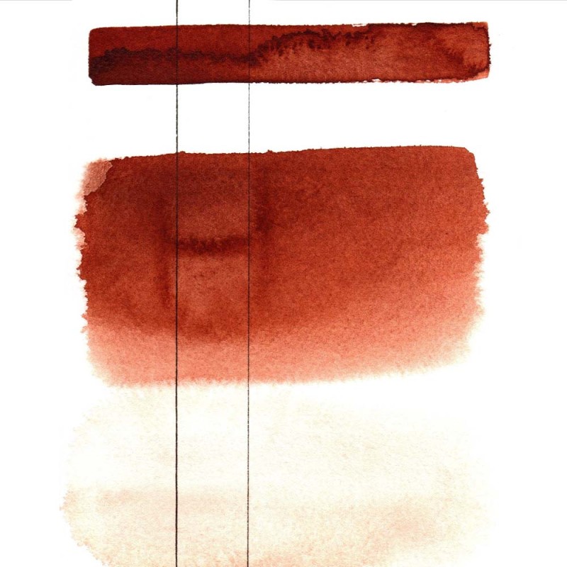 Farba akwarelowa Aquarius kostka - 256 Blue Bride Burnt Sienna