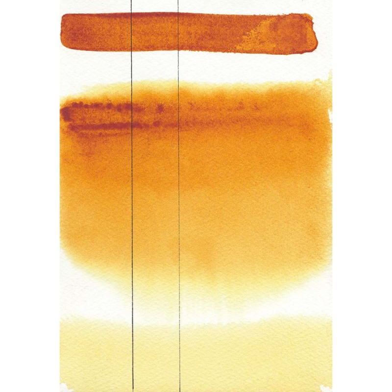 Farba akwarelowa Aquarius kostka - 310 Quinacridone Gold