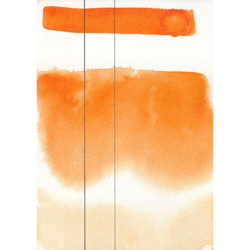 Farba akwarelowa Aquarius kostka - 313 Permanent Orange