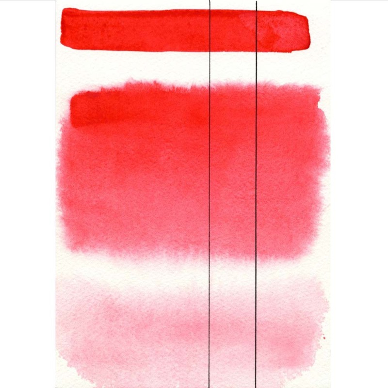 Farba akwarelowa Aquarius kostka - 329 Cherry Quinacridone Red