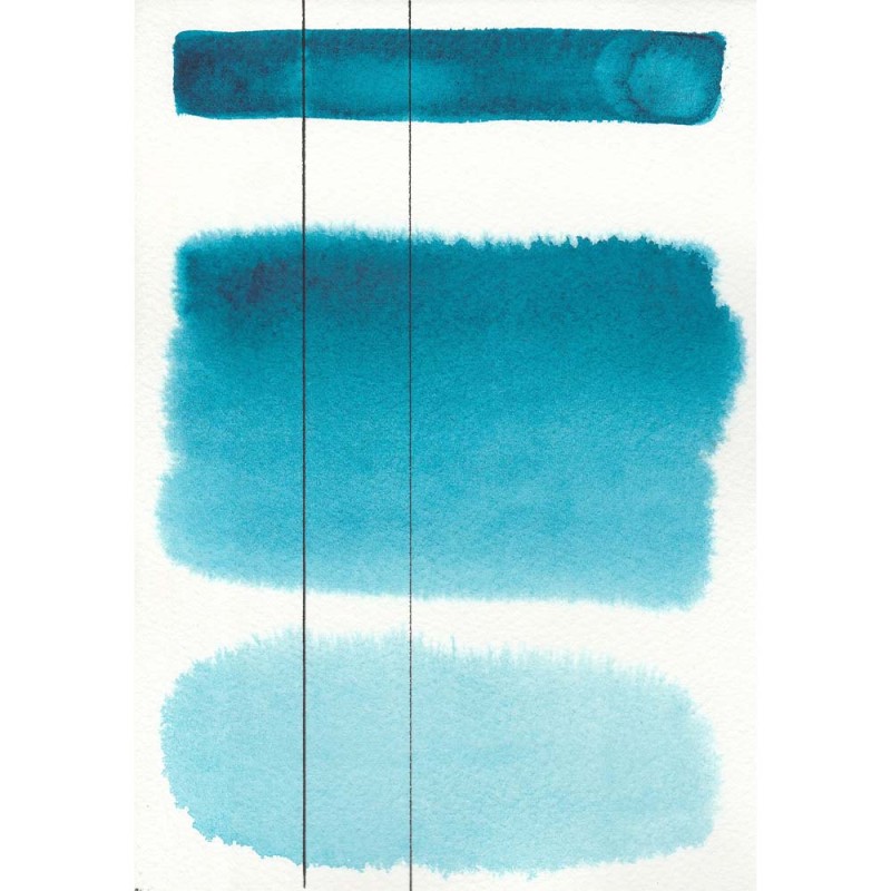 Farba akwarelowa Aquarius kostka - 338 Phthalo Turquoise
